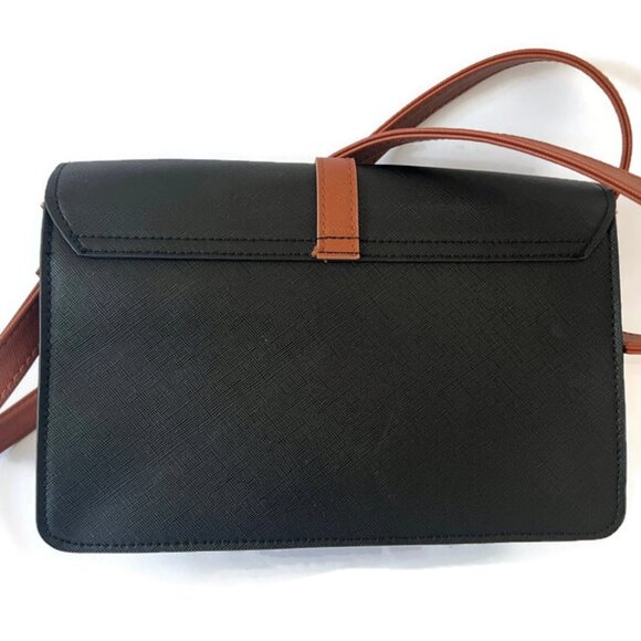 Cross Body Bag Small Women Purse Black And Brown - Picture 6 of 7